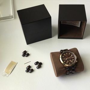 Michael Kors tortoise watch